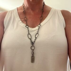 Link Necklace with Charm